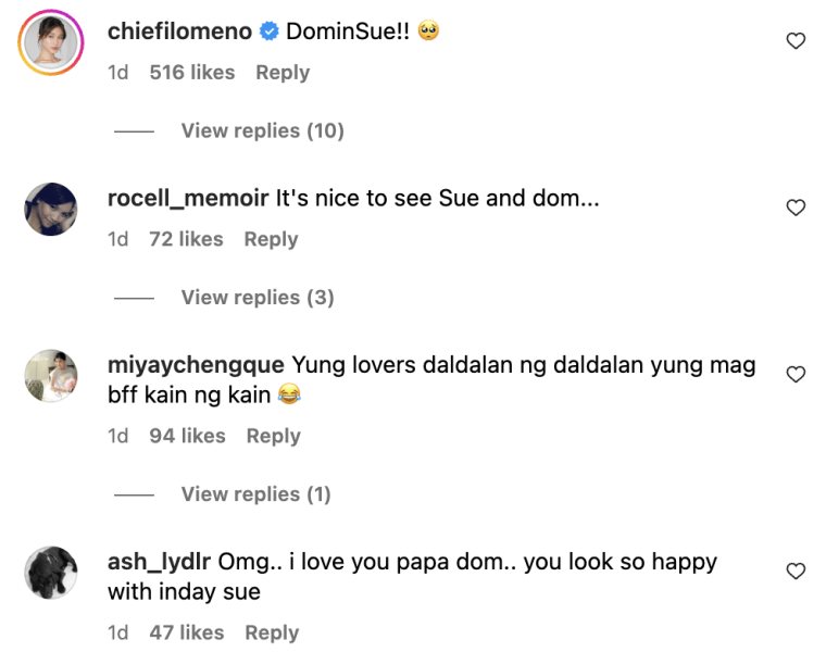 Sue Ramirez earns ‘approval’ of Dominic Roque’s friends